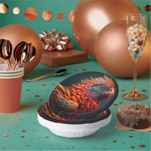 Artsy Bird Paper Plate