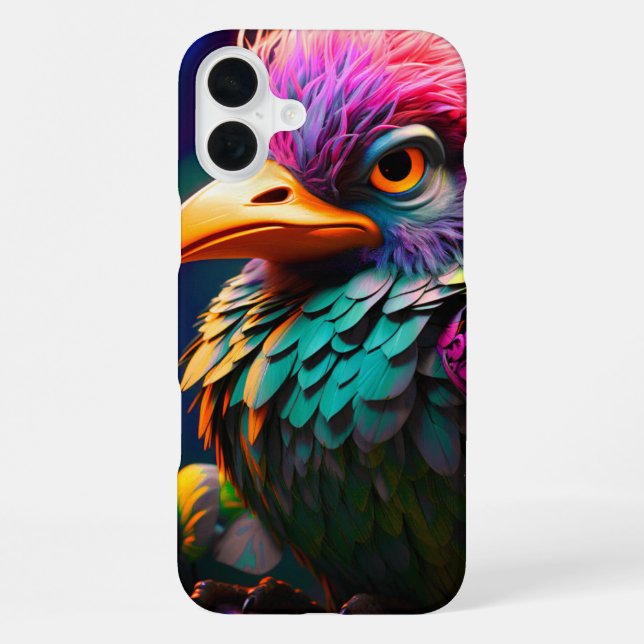 Artsy Bird Phone Case (Back)