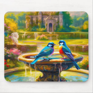 Artsy Birds Mouse Pad