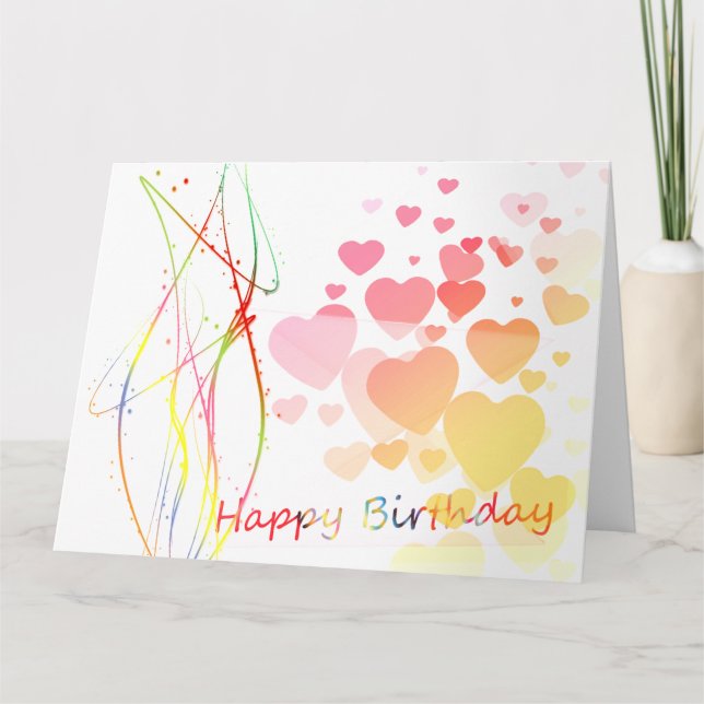 Artsy Birthday Card (Front)