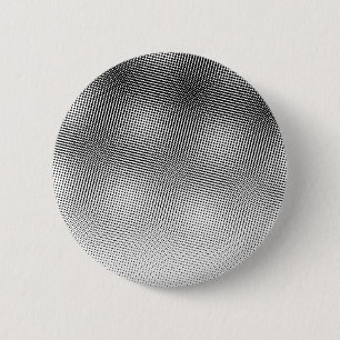 Artsy Black and White Moiré Pattern 2 Inch Round Button