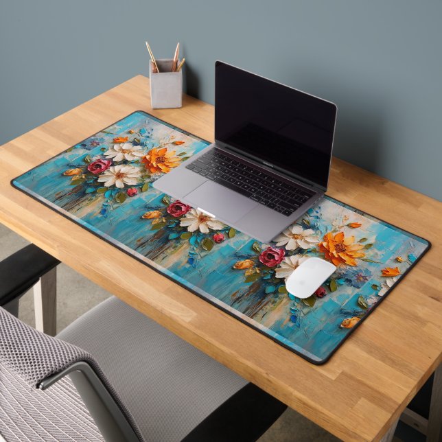 Artsy Bouquets Desk Mat (Office 2)