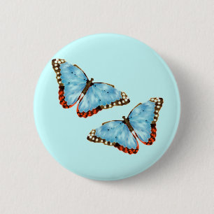 Artsy Butterflies 2 Inch Round Button