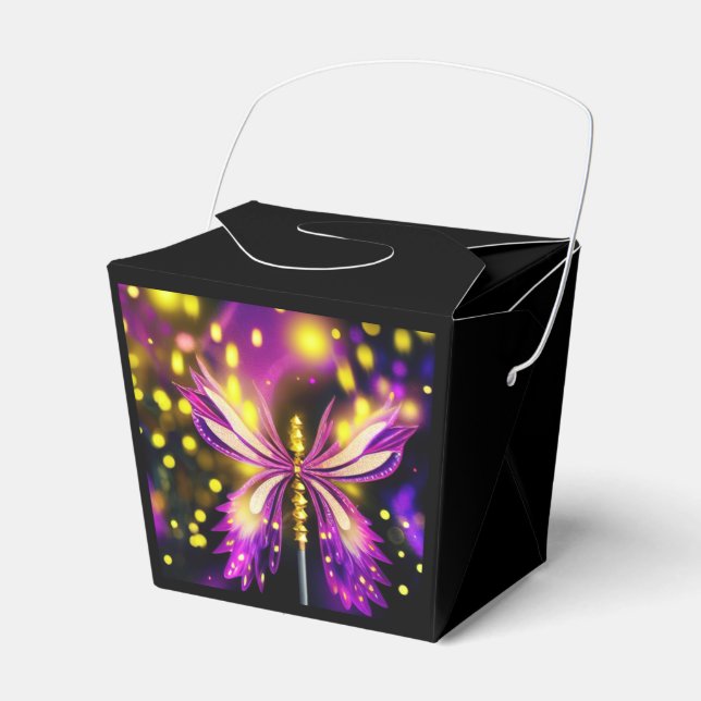 Artsy Butterfly Favor Box (Front Side)