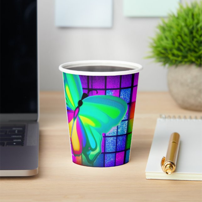 Artsy Butterfly Paper Cups (Insitu)