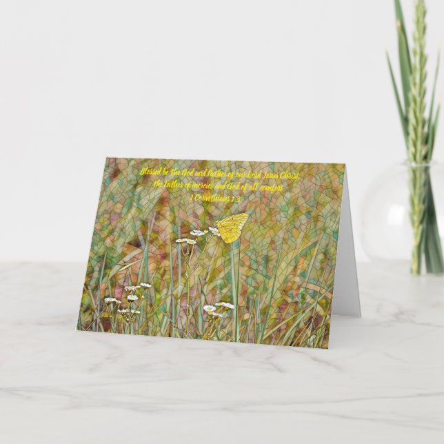 Artsy Butterfly Thoughts ou carte de note de sympa (Devant)