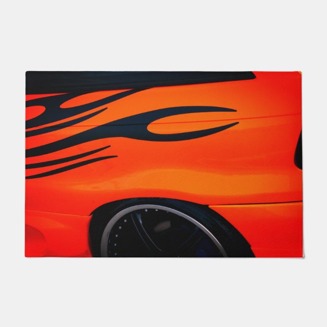 Artsy Car Design Doormat (Front)