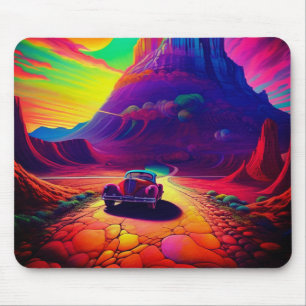 Artsy Car Mouse Pad