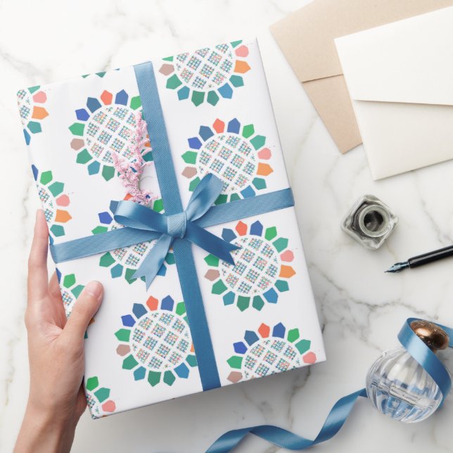 Artsy Colour Sunflowers  Wrapping Paper (Gifting)