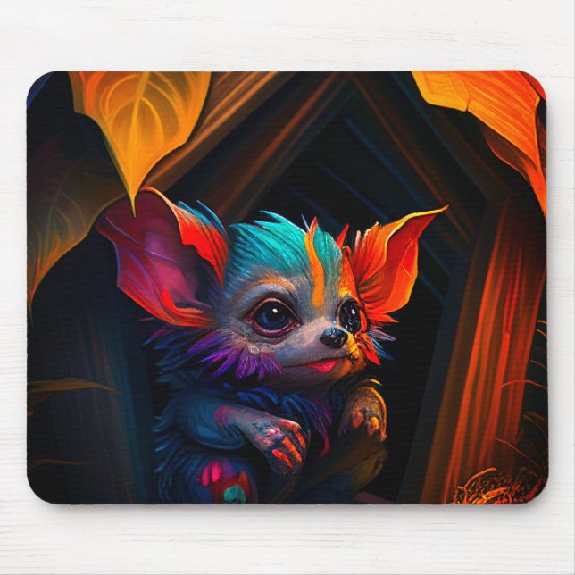 Artsy Creature Mouse Pad (Front)