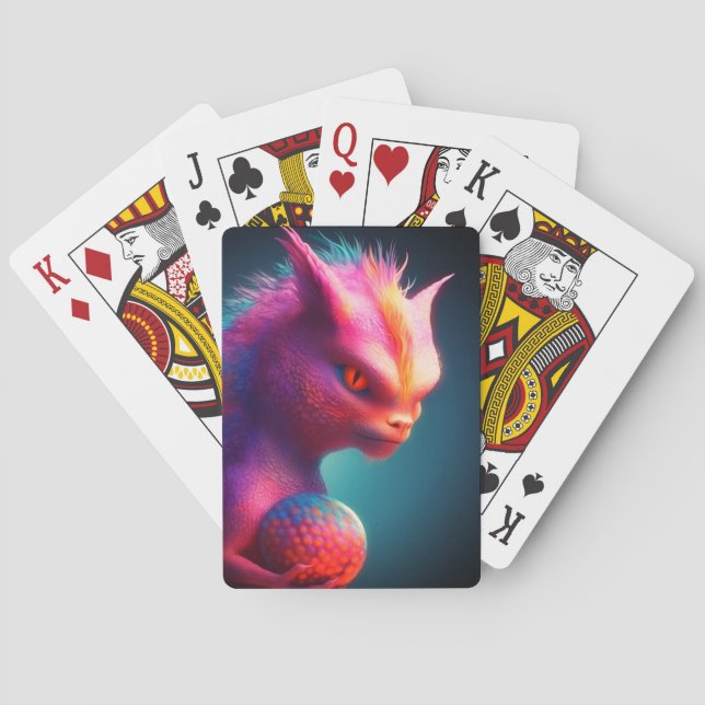 Artsy Creature Playing Cards (Back)