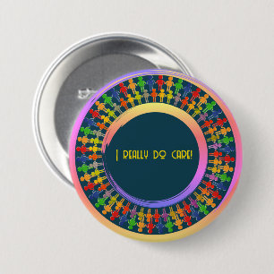 Artsy Customizable Campaign 3 Inch Round Button