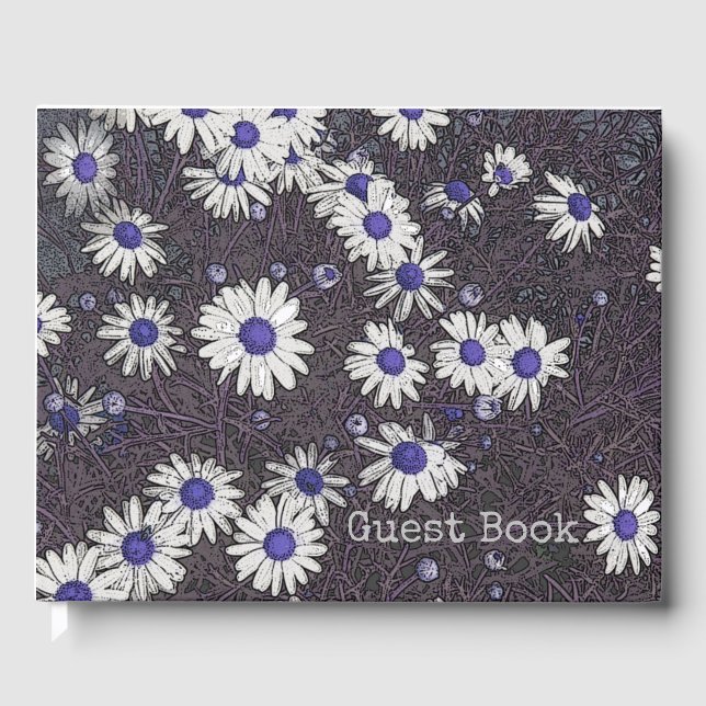 Artsy Daisies  Guest Book (Front)