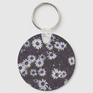 Artsy Daisies Keychain
