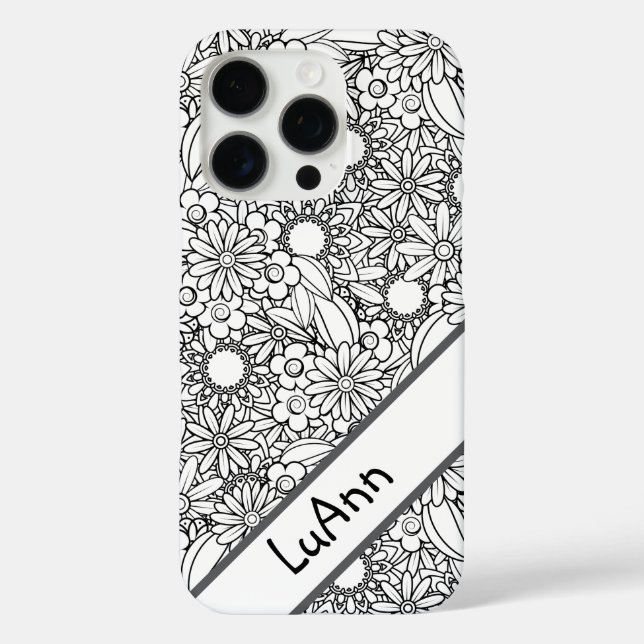 Artsy Daisy May Case-Mate iPhone Case (Back)