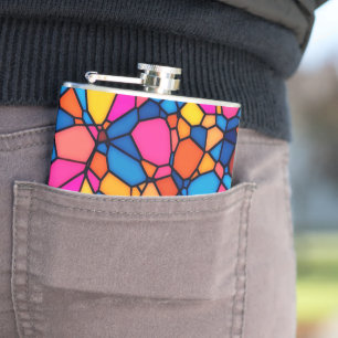 Artsy Design Hip Flask
