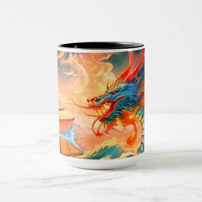 Artsy Dragon Mug (Center)