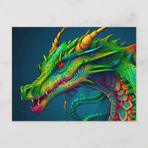 Artsy Dragon Postcard