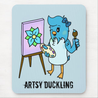 Artsy Duckling customizable Artist MousePad
