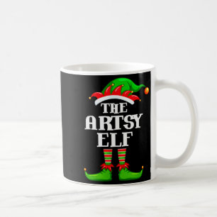 Artsy Elf Matching Family Group Christmas Party Py Coffee Mug