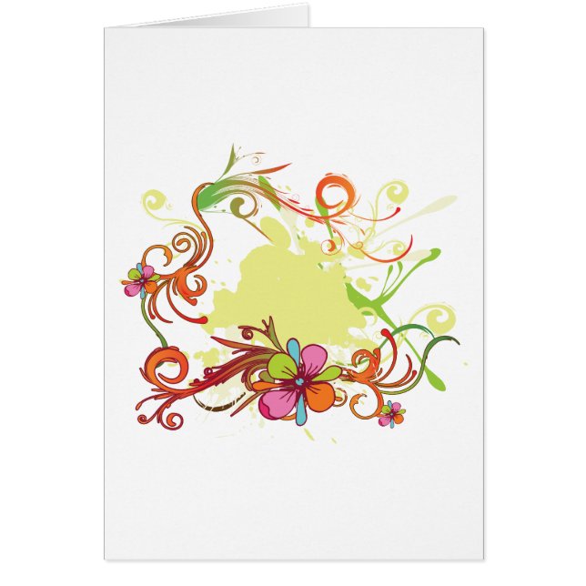 artsy floral bliss vector design (Front)