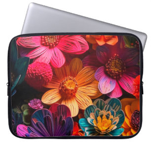 Artsy Flowers Laptop Sleeve