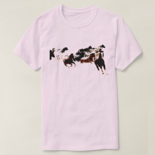 Artsy Frisky Running Horses T-Shirt