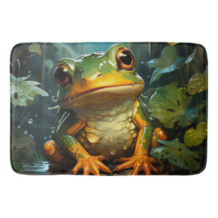 Artsy Frog Bath Mat