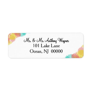 Artsy Gouache Watercolor Wedding