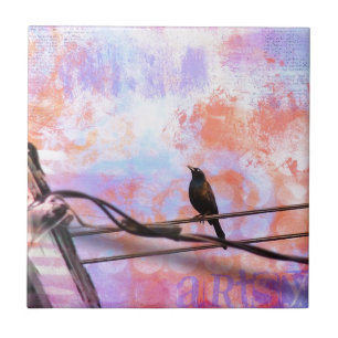 Artsy Grackle Tile