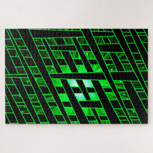Artsy Green Design Puzzle