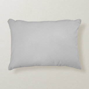 Artsy Grey Grainy Texture Decorative Pillow