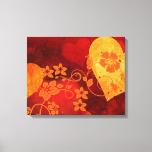 Artsy Heart Canvas Design Print