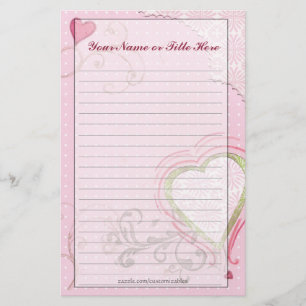 Artsy Heart Stationery