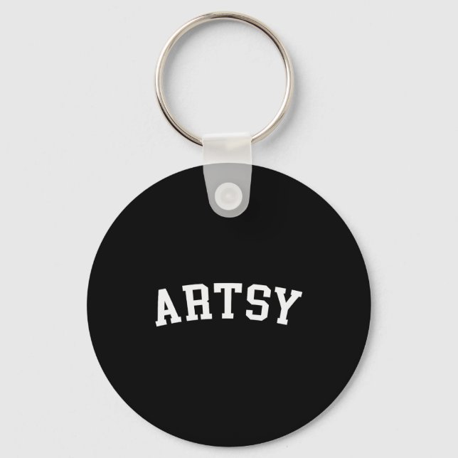 Artsy  keychain (Front)