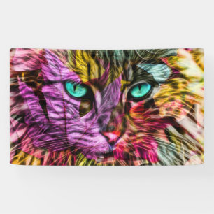 Artsy Kitty Cat  Banner