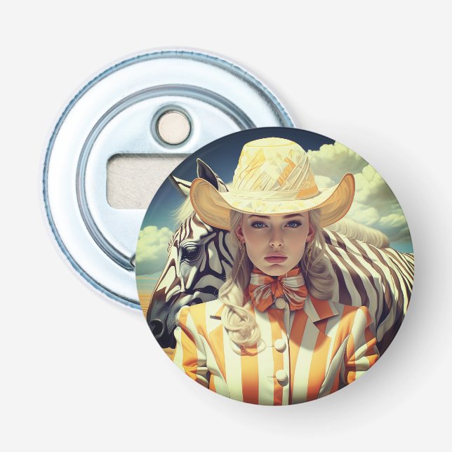 Artsy Lady Bottle Opener (Front)
