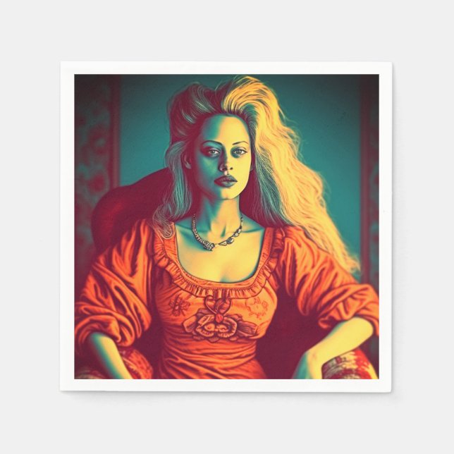 Artsy Lady Napkin (Front)