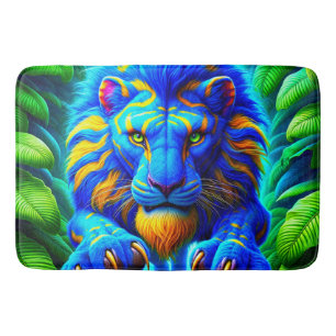 Artsy Lion Bath Mat
