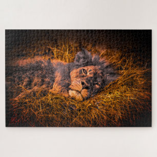 Artsy Lion Jigsaw Puzzle