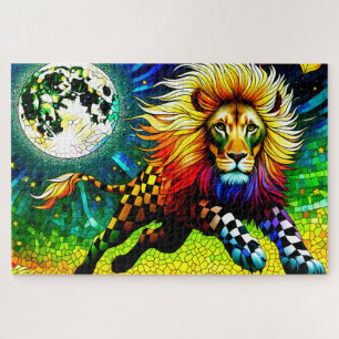 Artsy Lion Jigsaw Puzzle