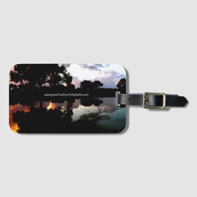 Artsy Love Luggage Tag (Front Horizontal)