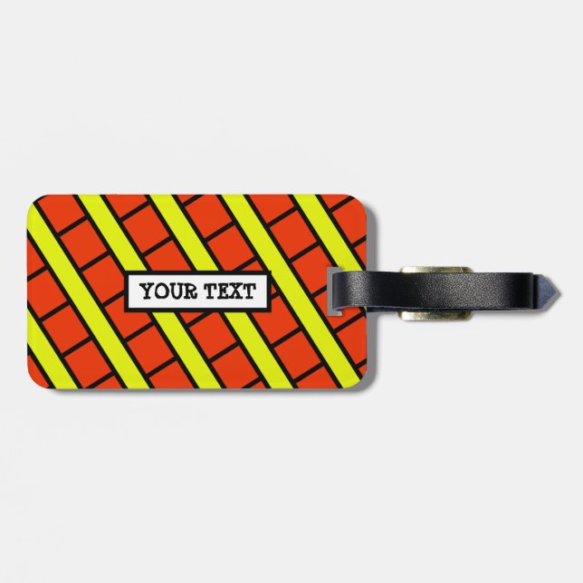 Artsy Luggage Tag (Back Horizontal)