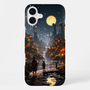 Artsy Moon Scene Phone Case