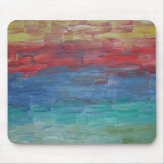 Artsy Mouse Pad Sunset Over Lake