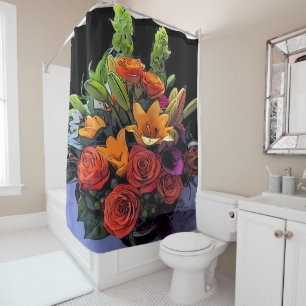 Artsy Orange Floral Arrangement