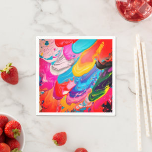 Artsy Paint Napkin