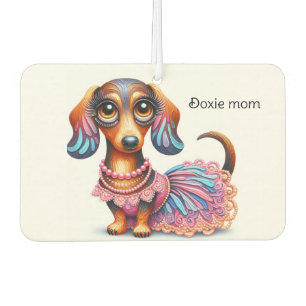 Artsy Pastel Dachshund Air Freshener
