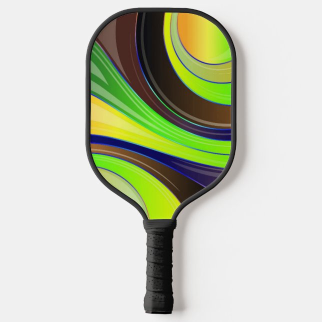 Artsy Pattern Pickleball Paddle (Back)