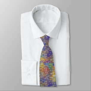 Artsy Pharmacist Abbreviations Tie